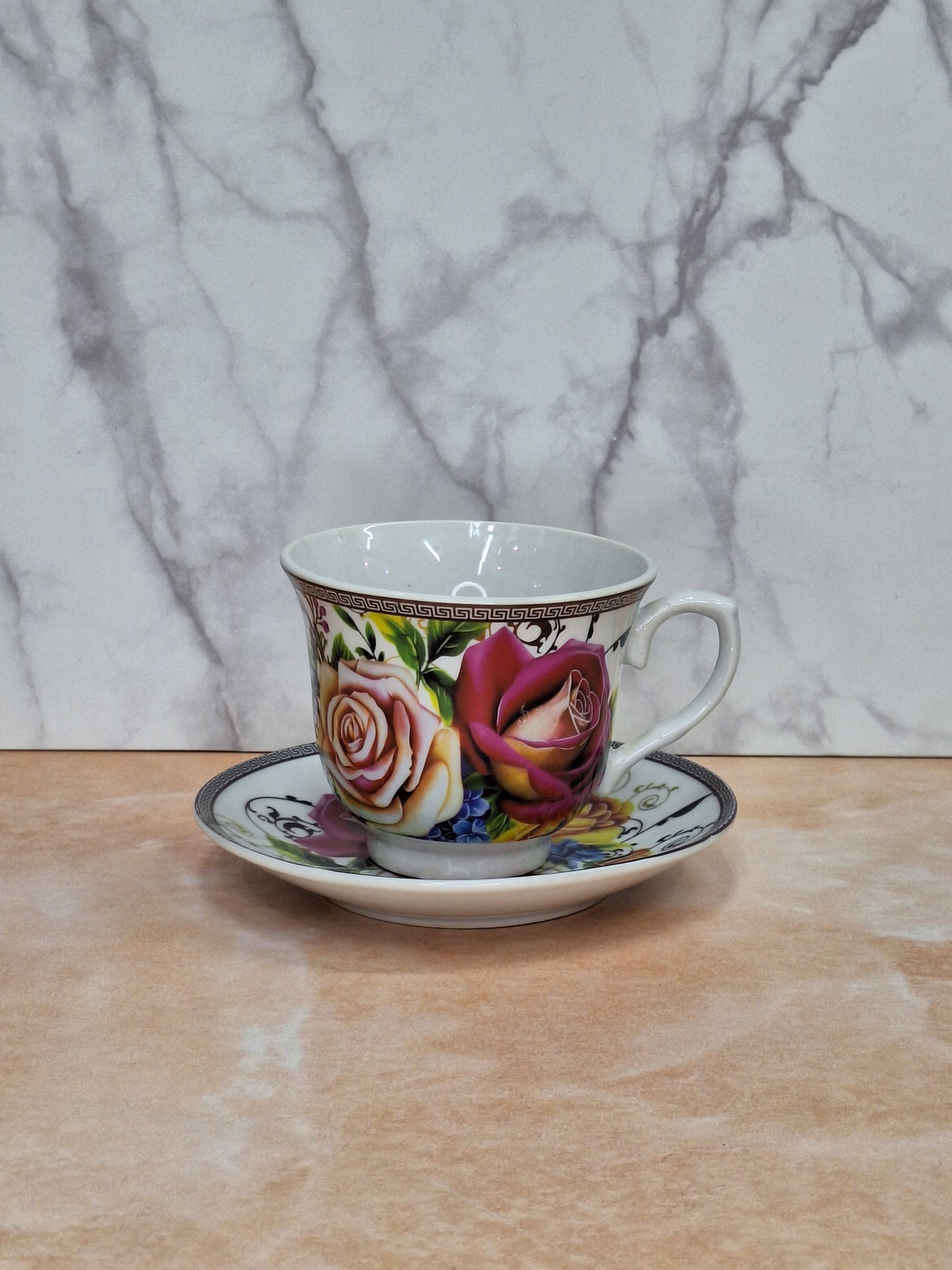 Set de 6 Tazas con 6 Pailas
