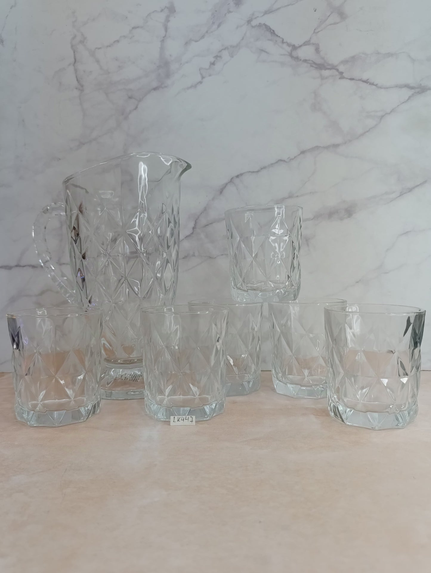 Set de 6 Vasos con Pichel