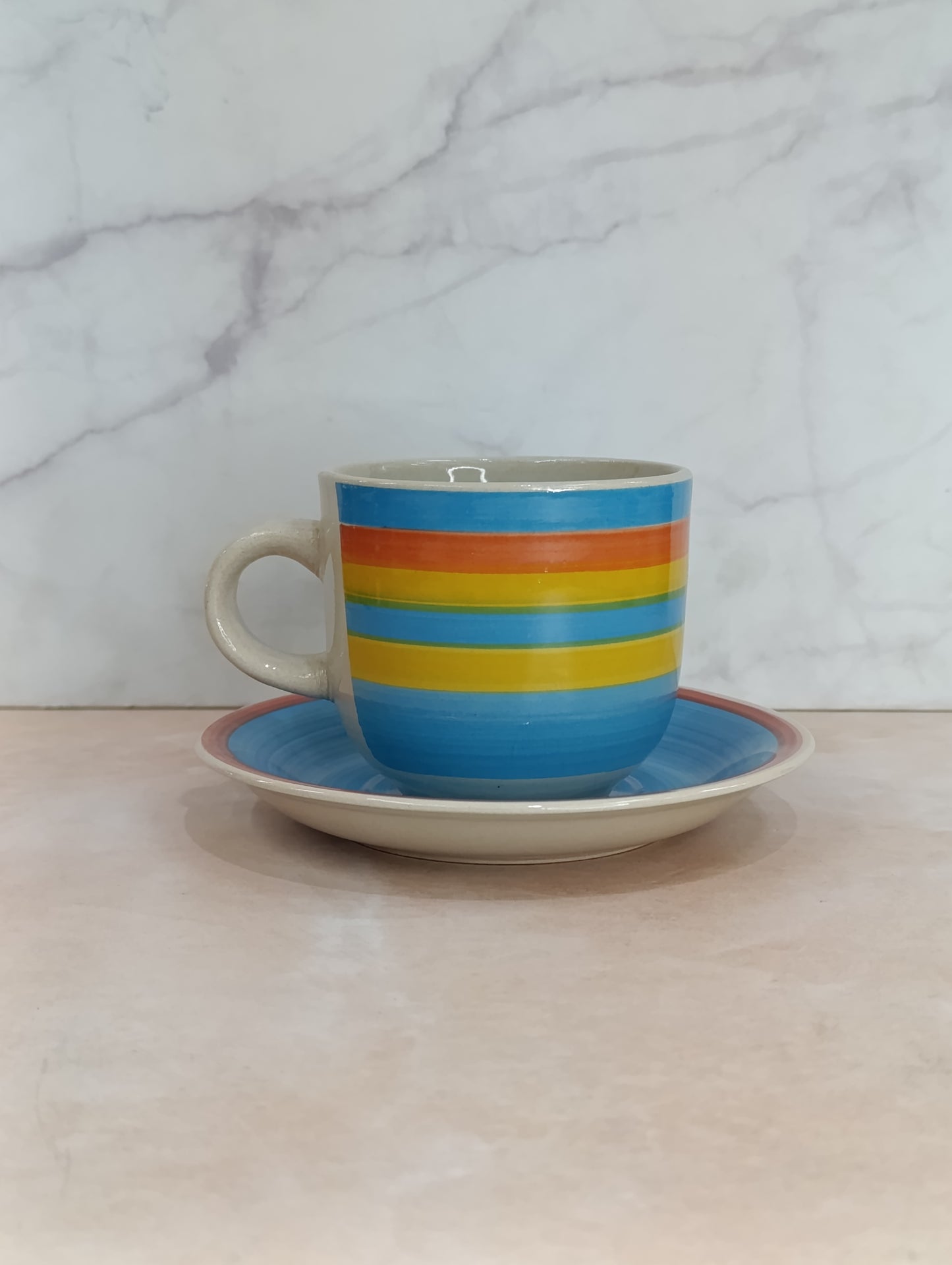Set de 6 Tazas con 6 Pailas