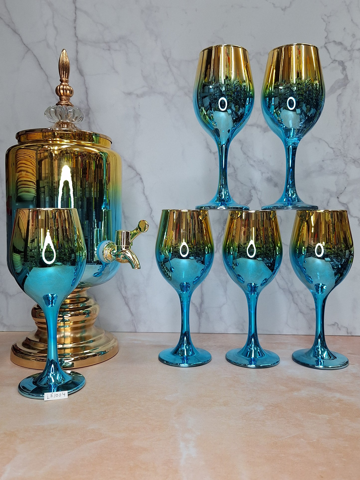 Set de 6 Copas con Dispensador