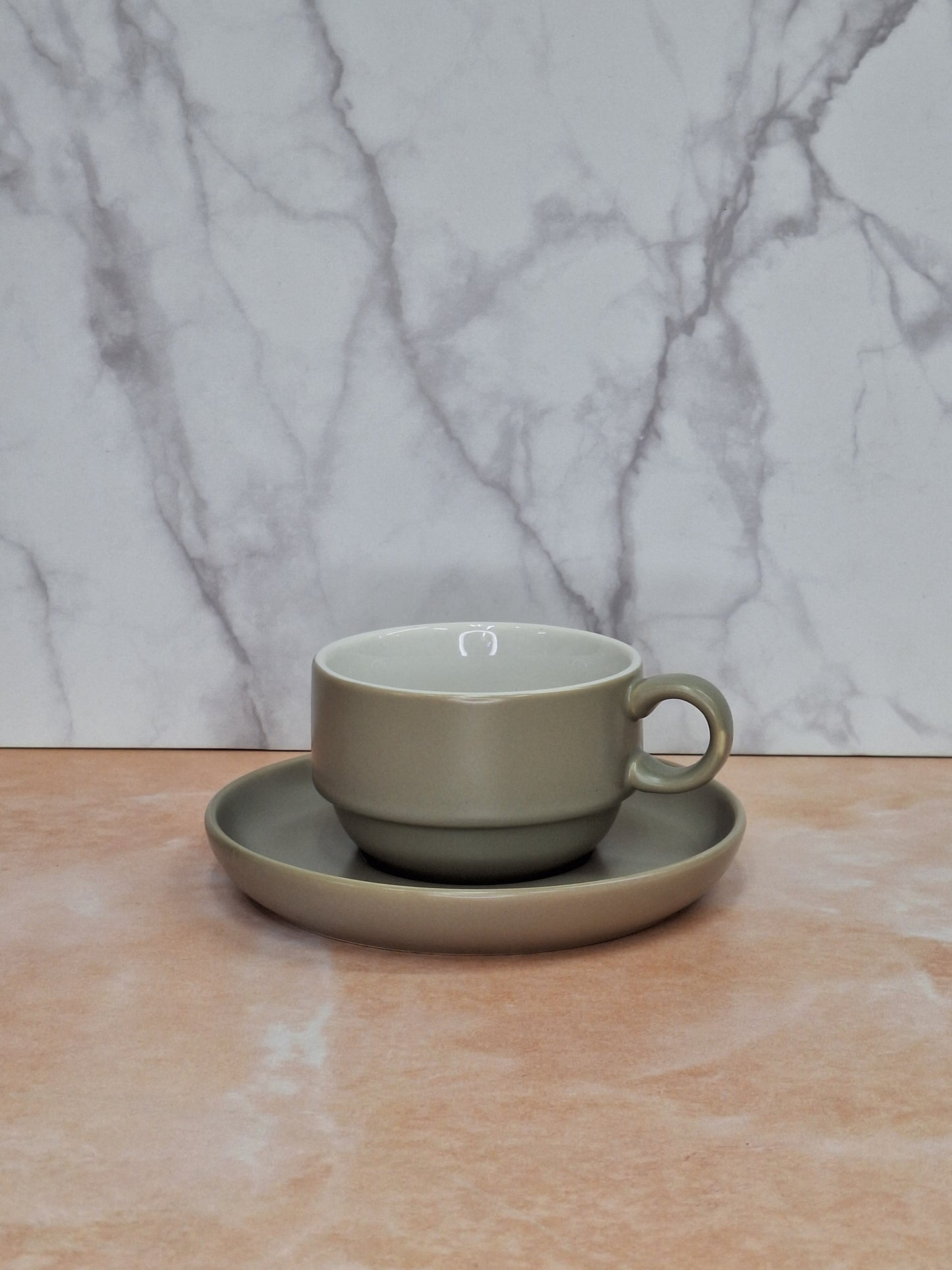 Set de 6 Tazas con 6 Pailas