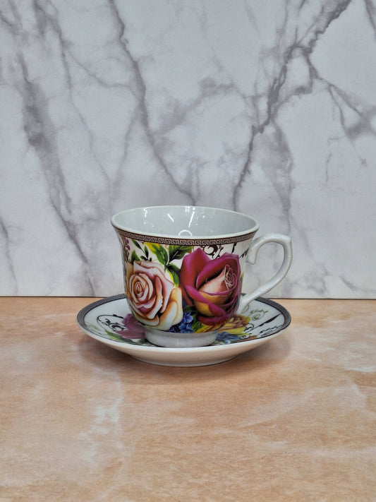 Set de 6 Tazas con 6 Pailas