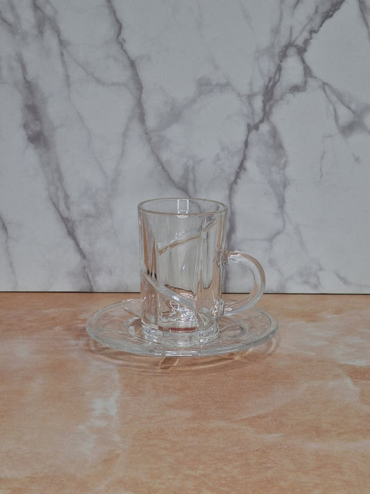 Set de 6 Tazas con 6 Pailas