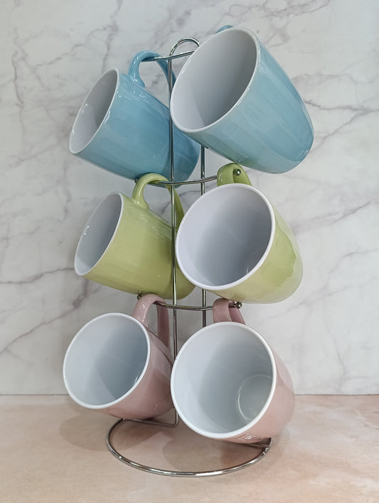 Set de 6 Tazas con Organizador