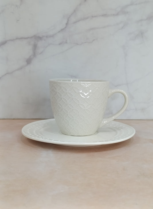 Set de 6 Tazas con 6 Pailas