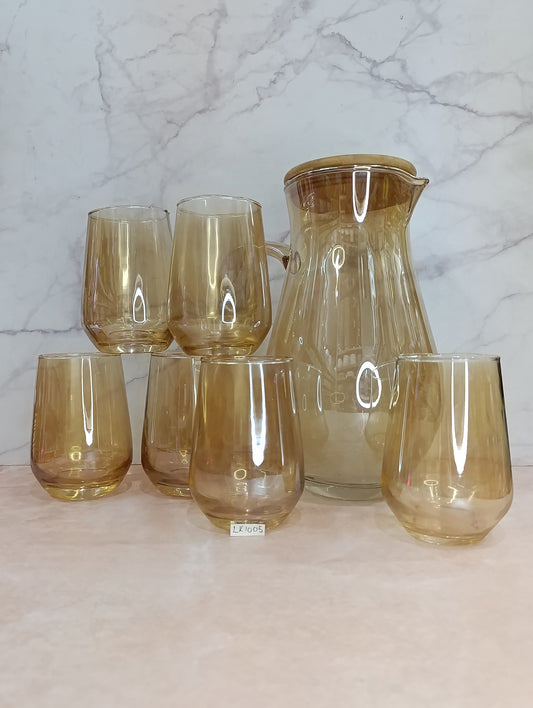 Set de 6 Vasos con Pichel