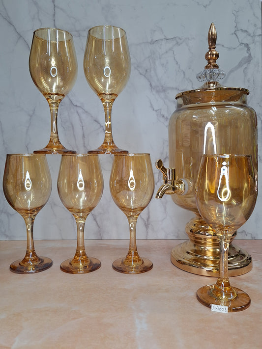 Set de 6 Copas con Dispensador