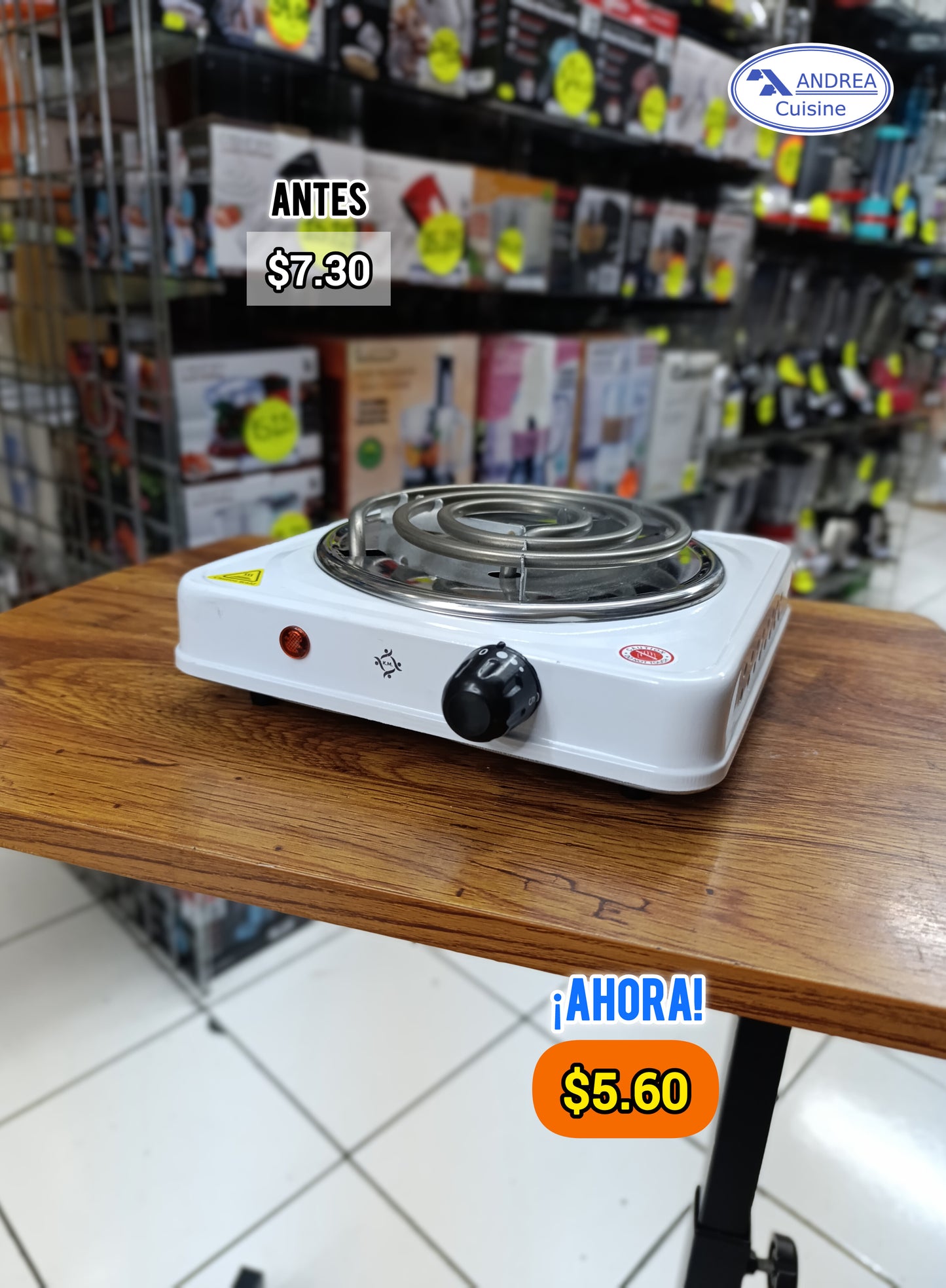 Cocina Eléctrica de 1 Resistencia