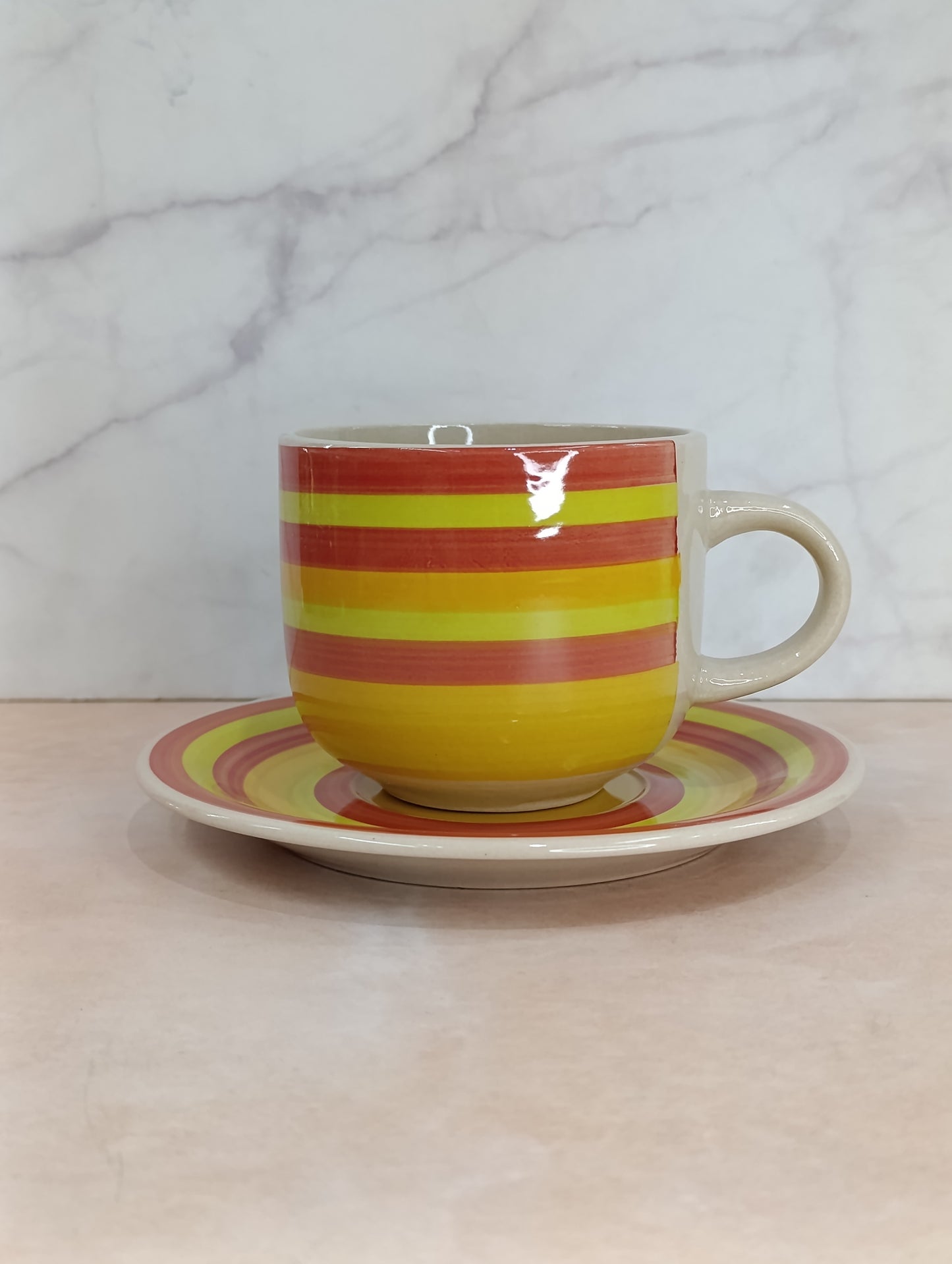 Set de 6 Tazas con 6 Pailas