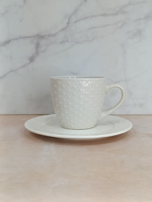 Set de 6 Tazas con 6 Pailas