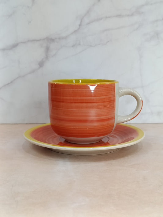 Set de 6 Tazas con 6 Pailas
