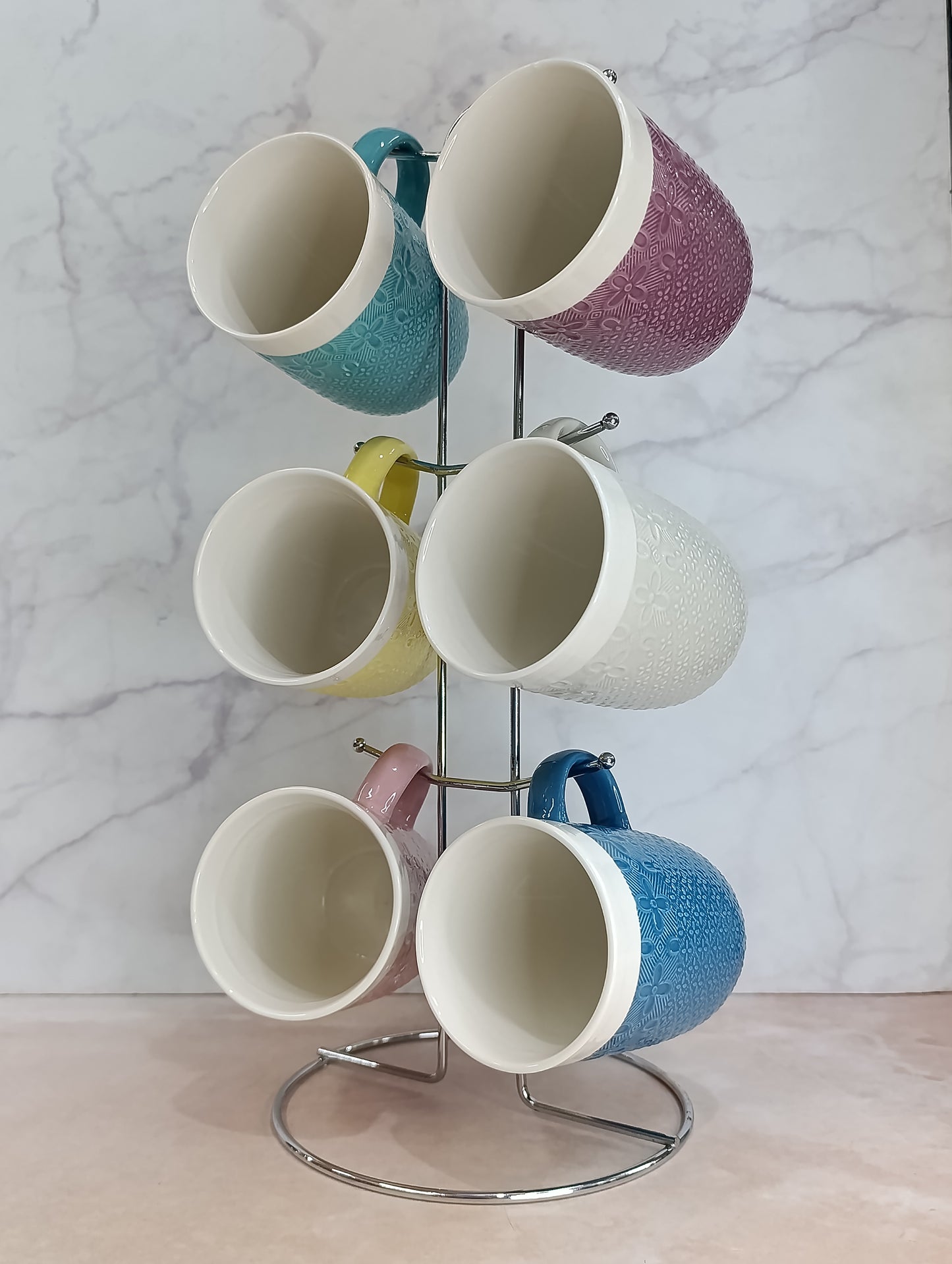 Set de 6 Tazas con Organizador